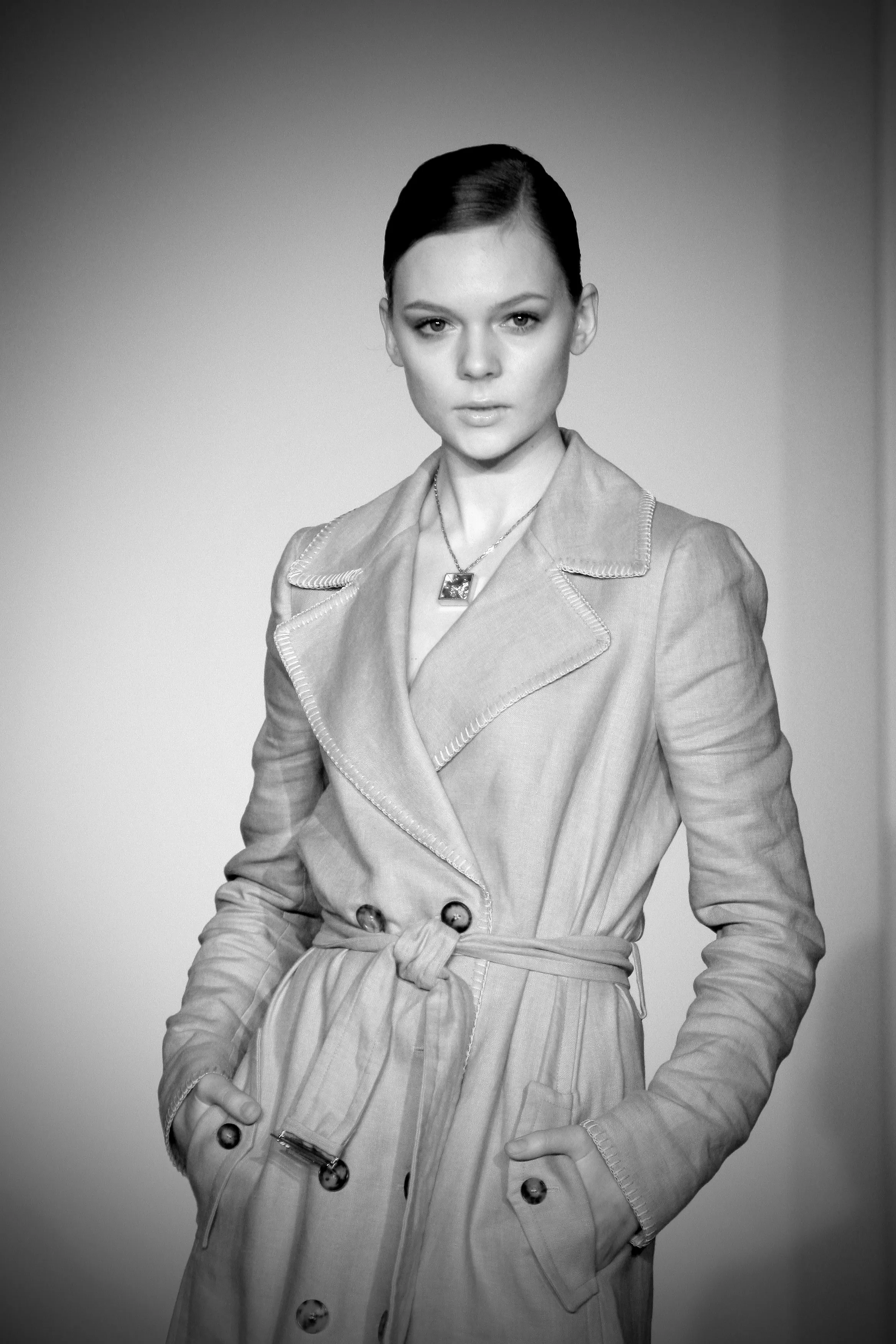 Campaña, tapado trench en estudio
